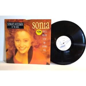 Sonia You'll Never Stop Me Loving You Vinyl 12" Single UK 1989 House Synth-Pop